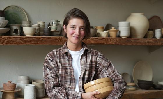  Artista tártara de Crimea, Elvira Demerdzhi.